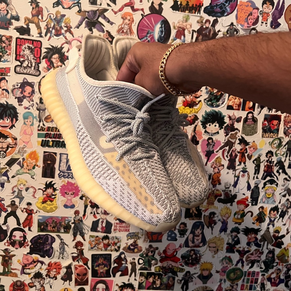 Yeezy Sneakers in Gray and Cream - Picture 2 of 5